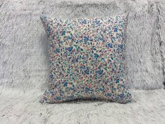 Bavlněný povlak na polštář - geometrické tvary - tyrkysové