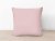 Bavlněný povlak na polštář - pudrově růžový