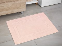 Koupelnová froté předložka 50x70 cm - pudrová vzor Vánočka