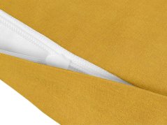 Lněný povlak na polštář - hořčicový