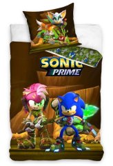 Dětské bavlněné povlečení SONIC A AMY ROSE 140x200 Dětské bavlněné povlečení SONIC A AMY ROSE 140x200