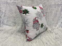 Bavlněný povlak na polštář - skřítci na bílé