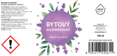 Bytový rozprašovač EcoHaus 100 ml, božská levandule