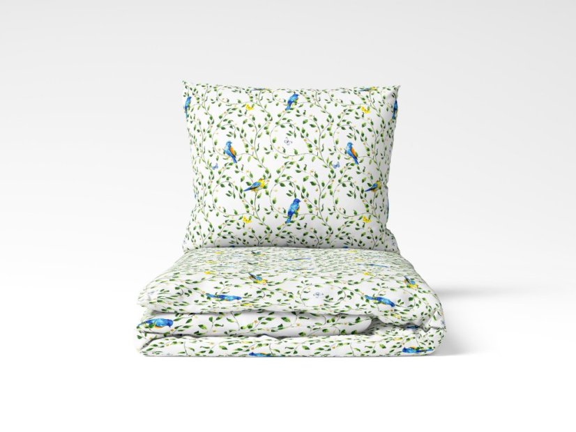 Bavlněné povlečení - barevní ptáčci