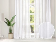 Bílá organza – lesklá a hladká – vzor 560