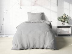 Lněné povlečení - světle šedé