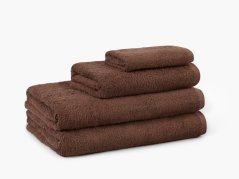 Hotelový ručník / osuška SOLID - tmavě hnědá