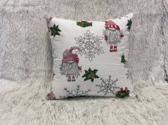 Bavlněný povlak na polštář - skřítci na bílé