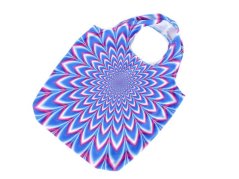 Nákupní taška – psychedelic modrá