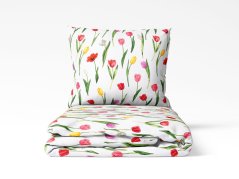 Bavlněné povlečení - tulipány