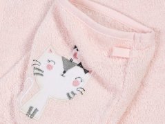 Dětská froté žínka LILI – růžová – kočička
