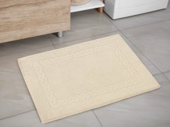 Koupelnová froté předložka 50x70 cm - natural/ ecru vzor Vánočka