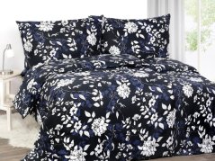 Saténové povlečení - květiny ve stínu