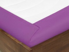 Bavlněné prostěradlo - fialové - plachta
