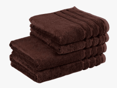 Bambusový ručník / osuška - tmavě hnědá