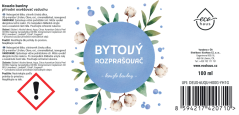 Bytový rozprašovač EcoHaus 100 ml, kouzlo bavlny