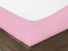 Dětské jersey napínací prostěradlo - Růžové - do postýlky