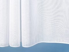Bílá organza – lesklá a hladká – vzor 560