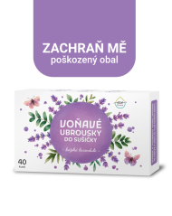 ZACHRAŇ MĚ: Voňavé ubrousky do sušičky EcoHaus božská levandule 40 ks (poškozený obal)