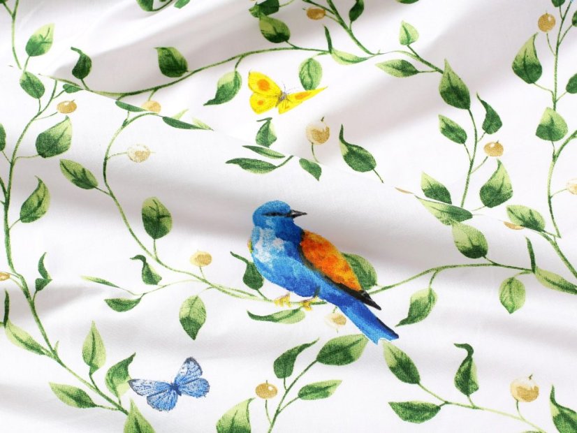 Bavlněné povlečení - barevní ptáčci