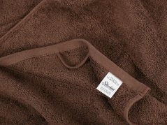 Hotelový ručník / osuška SOLID - tmavě hnědá