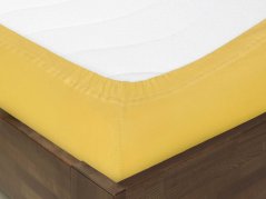 Jersey prostěradlo Exclusive na vysoké matrace - okrové