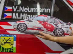 Polštář 3D rally auto Vlastimila Neumanna - 50x20x20 cm