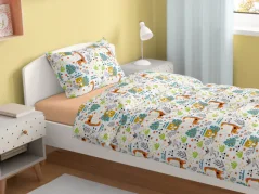 Dětské bavlněné povlečení – malované safari
