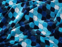 Velká plážová osuška - tyrkysový diamant - 90x180 cm