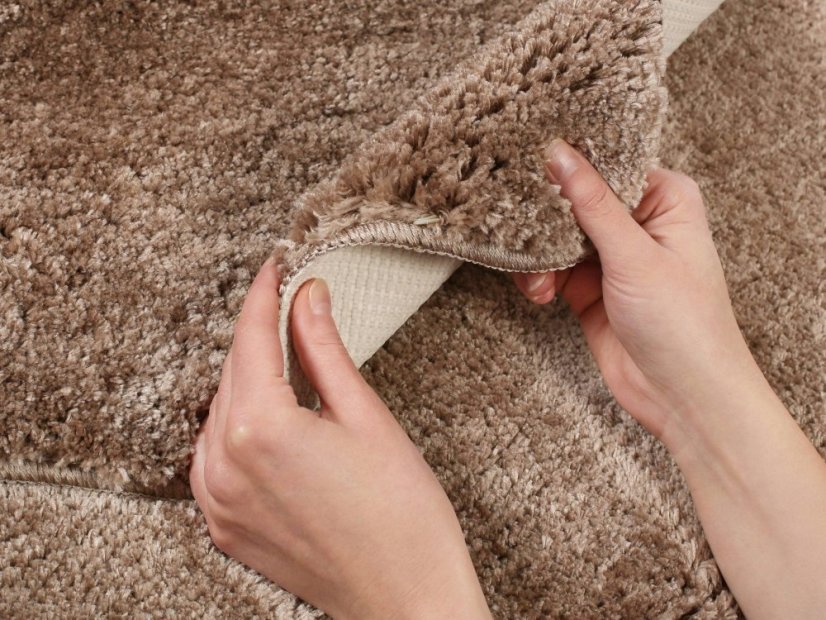 Koupelnová předložka / kobereček - 60x100 cm - kávová