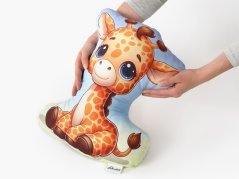 Polštář 3D žirafa - 40x30 cm