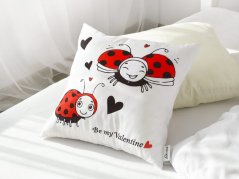 Polštář 3D beruška - 34x34 cm