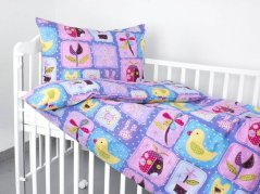 Dětské krepové povlečení – dětský patchwork – do postýlky