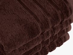 Bambusový ručník / osuška - tmavě hnědá